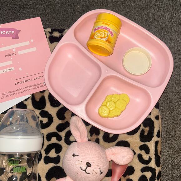 Reborn Baby Girl Doll Silicone Limbs, Cloth Body & Accessories - Picture 10 of 13